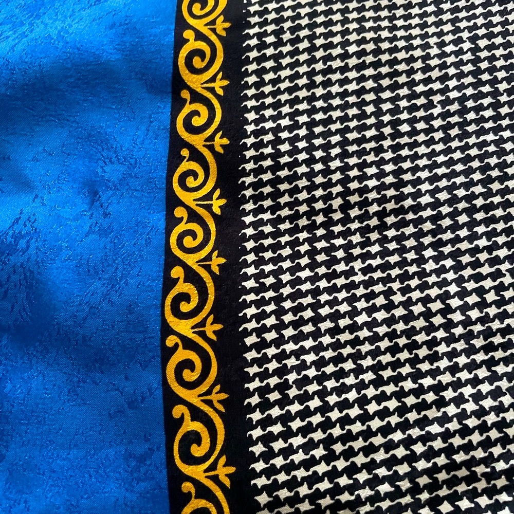 Christian Dior Vintage Silk Gemstone Scarf - Picture 8 of 13